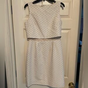 Tahari White Sleeveless A-Line Dress by Arthur S Levine
